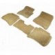 Коврики салона текстильные 3D Lux для Porsche Cayenne 2011/2014 (5 частей) LINER 3D Lux с бортиком бежевые