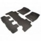 Коврики салона текстильные 3D Lux для Toyota Land Cruiser 150 Prado 2012 (3 ряда сид.) LINER 3D Lux с бортиком серые