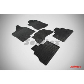 Коврики резиновые с рисунком Сетка CHEVROLET TAHOE (2007-2013 ) задние коврики с перемычкой