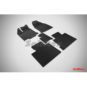 Коврики резиновые с рисунком Сетка FORD EDGE (2011-) задние коврики с перемычкой