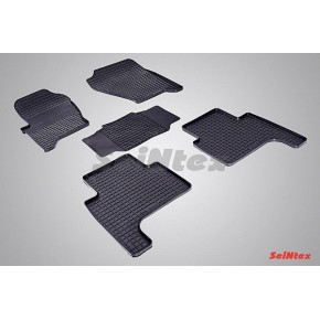 Коврики резиновые с рисунком Сетка LAND ROVER RANGE ROVER SPORT (2005-2009) задние коврики с перемычкой