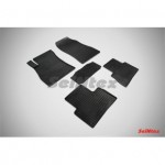 Коврики резиновые с рисунком Сетка NISSAN JUKE (2011-) задние коврики с перемычкой