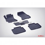 Коврики резиновые с рисунком Сетка SUBARU OUTBACK 09- (2009-) задние коврики с перемычкой