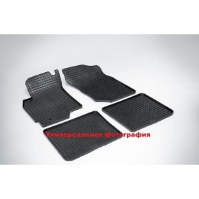 Коврики резиновые с рисунком Сетка MERCEDES E-Class W210 95-02 (компл)