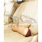 Подушка для поддержки поясницы коричнево/бежевая латекс (серия Embrace)