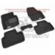 Коврики салона 3D Satori текстильные для Audi Q7 2006   цвет черный