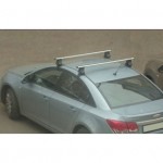 Багажник в сборе Chevrolet Cruze (Шевроле Круз) (2009-) (аэродинамический профиль дуги) (алюмин.)