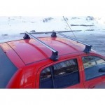 Багажник в сборе Hyundai Getz (2002-2011) (аэродинамический профиль дуги) (алюмин.)