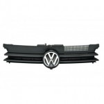 Решетка радиатора с эмблемой в сборе черный Volkswagen Golf 4