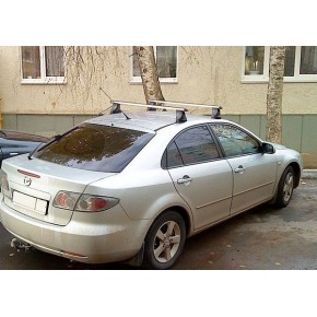 Багажник в сборе Mazda (Мазда) 6 (2007-2013) SD(аэродинамический профиль дуги) (алюмин.)