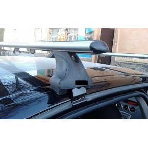 Багажник в сборе Mitsubishi ASX (Митсубиши ASX) (2010-)(аэродинамический профиль дуги) (алюмин.)