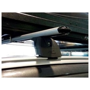 Багажник в сборе Hyundai Tucson (5-dr SUV) (2015-…) инт.рейл (аэродинамический профиль дуги) (алюмин.)