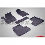 Коврики салона резиновые с бортиком для CHEVROLET NIVA (2002-) (задние коврики с перемычкой)