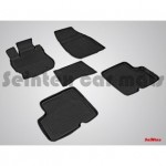 Коврики салона резиновые с бортиком для NISSAN ALMERA IV (2013-) (задние коврики с перемычкой)