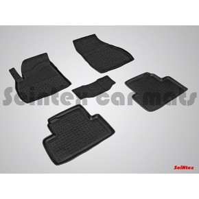 Коврики салона резиновые с бортиком для OPEL ZAFIRA C (2012-) (задние коврики с перемычкой)