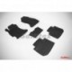 Коврики салона резиновые с бортиком для SUBARU FORESTER IV (2012-) (задние коврики с перемычкой)