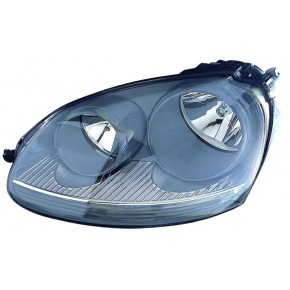 Левая фара с регулирующим мотором внутри сер Volkswagen Golf 5