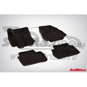 Коврики салона текстильные 3D NISSAN TIIDA (2007-) Черный
