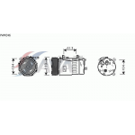 Компрессор кондиционера 2.8 Volkswagen Golf 5