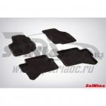 Коврики салона текстильные 3D TOYOTA HILUX (2012) Черный