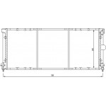 Радиатор охлаждения Volkswagen Passat B3