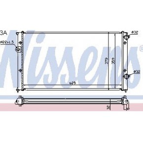 Радиатор охлаждения Volkswagen Passat B3