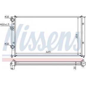 Радиатор охлаждения Volkswagen Passat B3