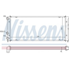 Радиатор охлаждения Volkswagen Passat B3