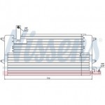 Конденсатор (радиатор) кондиционера Volkswagen Passat B4
