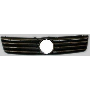 Решетка радиатора без эмблем хром - черн (дизайн 01 - ) Volkswagen Passat B5